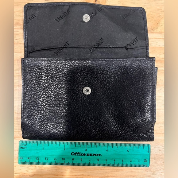 Espirit Black Wallet Women’s Men’s - Picture 3 of 8